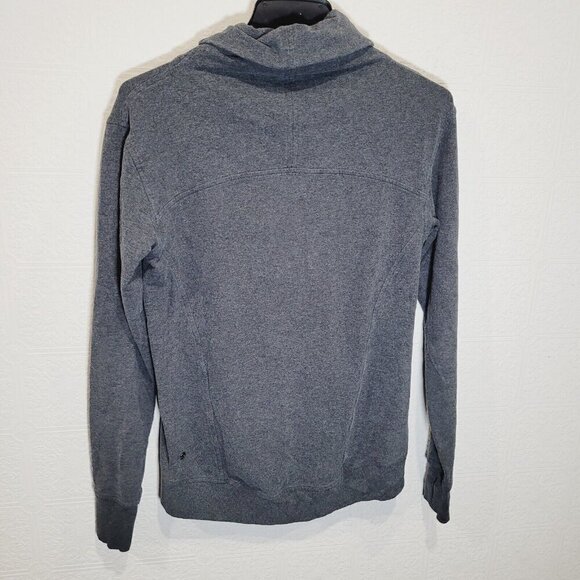 Lululemon On The Double Pullover Sweater Size 6 Dark Grey Activewear - Picture 6 of 9